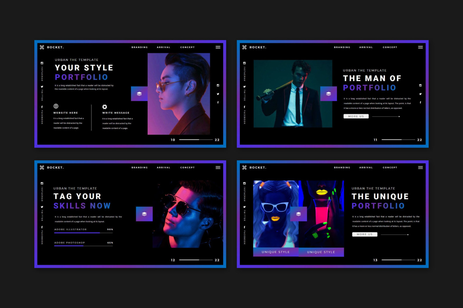 ROCKET Powerpoint Template ROCKET Powerpoint Template