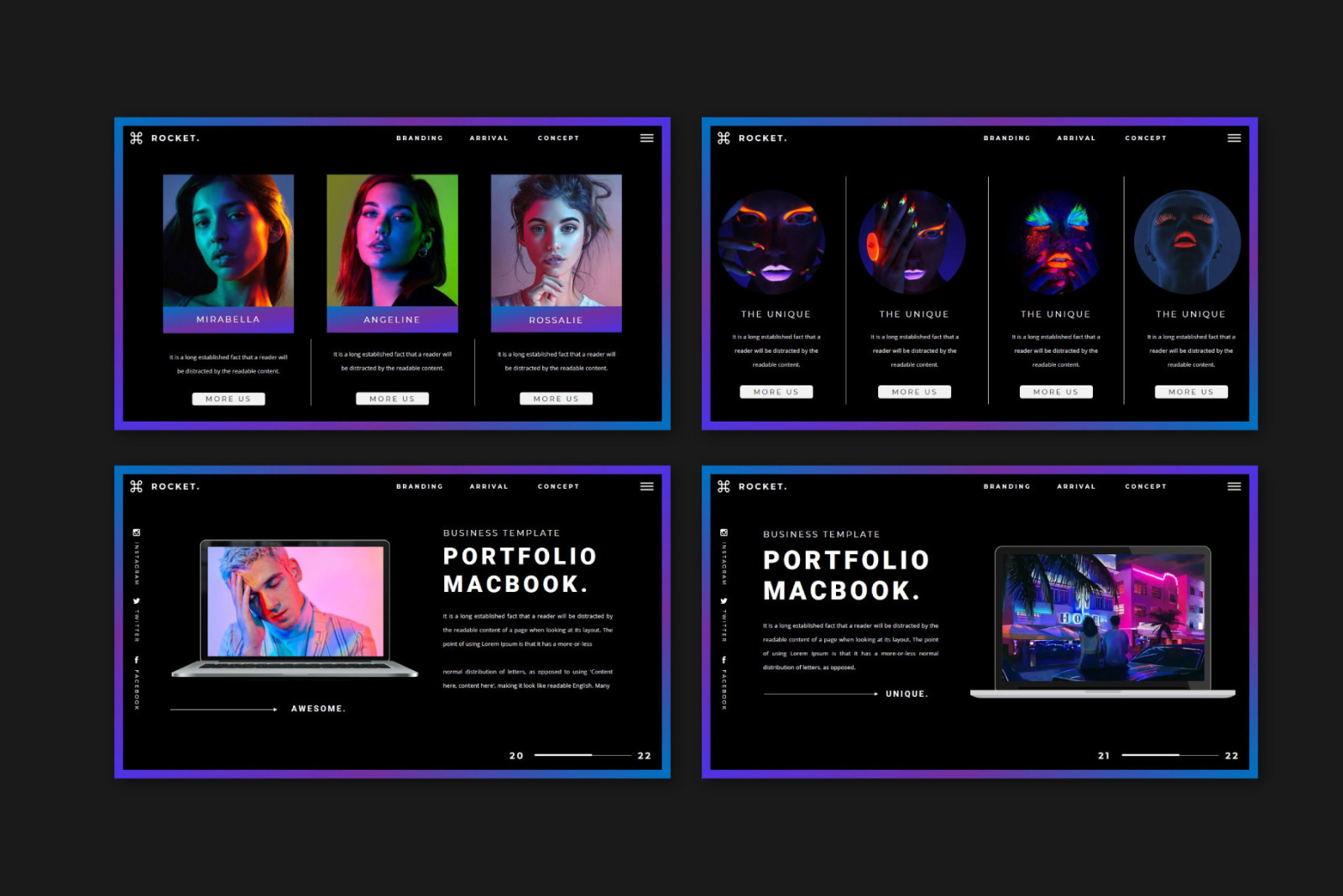 ROCKET Powerpoint Template ROCKET Powerpoint Template