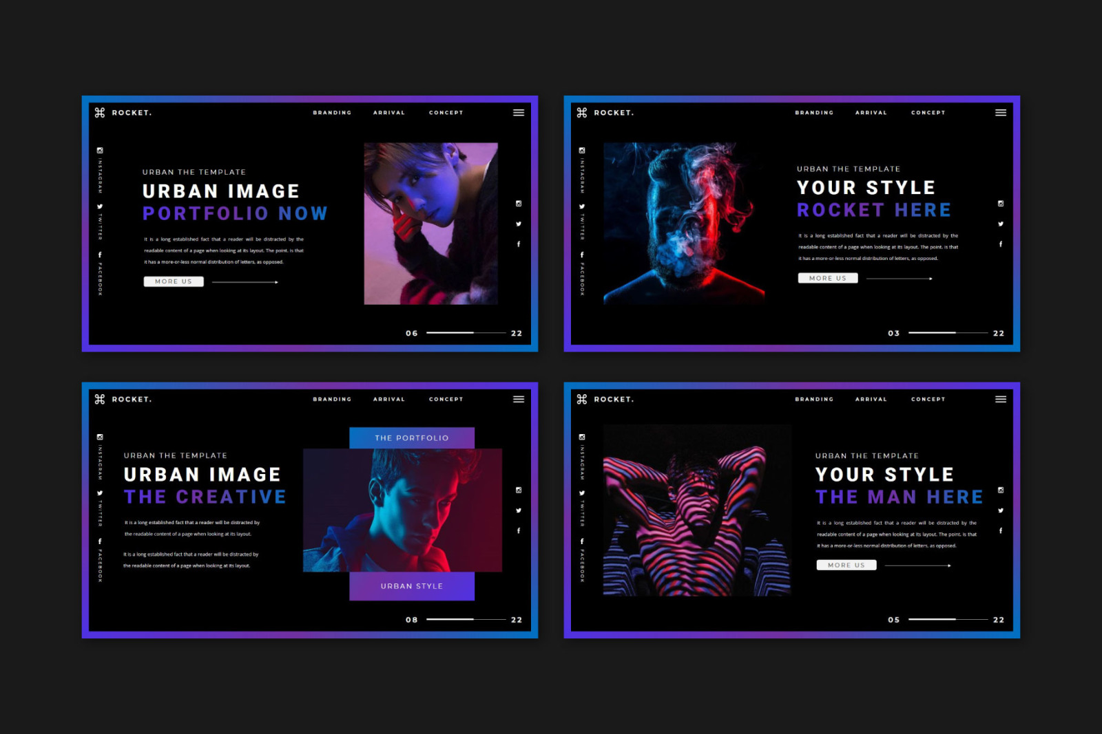 ROCKET Powerpoint Template ROCKET Powerpoint Template