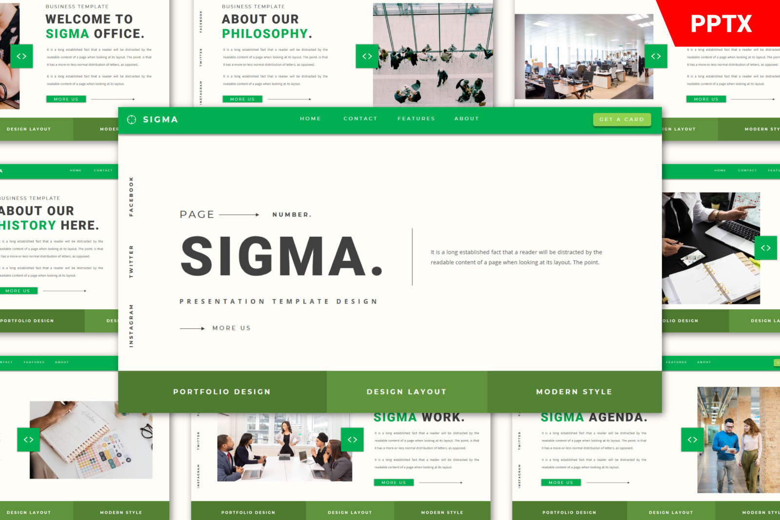 SIGMA Powerpoint Template SIGMA Powerpoint Template