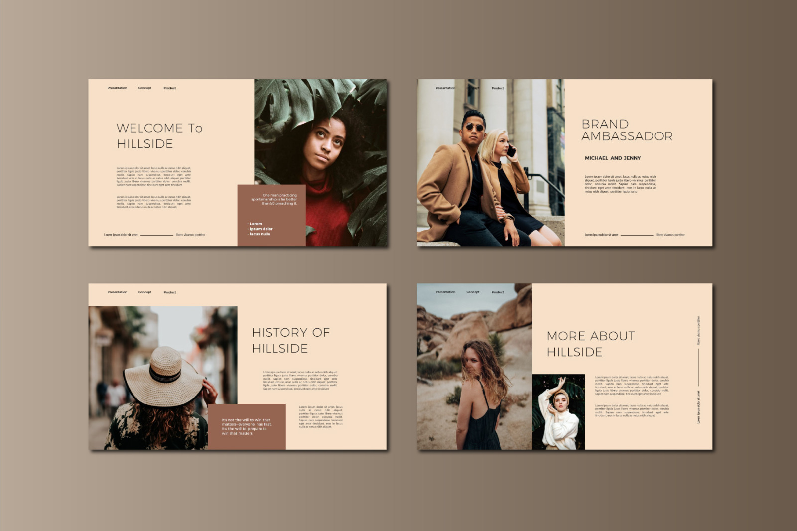 Hillside Powerpoint Template Hillside Powerpoint Template