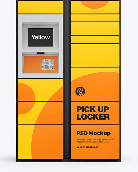 Pick Up Locker Mockup