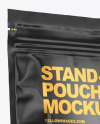 Stand-up Pouch with Gummies Mockup