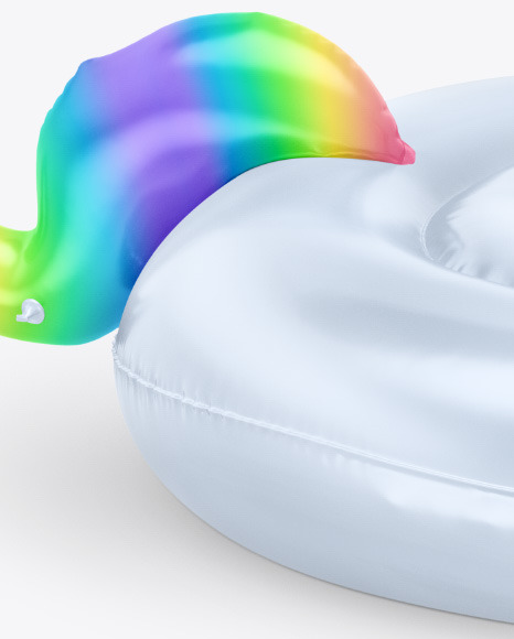 Inflatable Swimming Unicorn Mockup Inflatable Swimming Unicorn Mockup