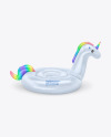 Inflatable Swimming Unicorn Mockup Inflatable Swimming Unicorn Mockup