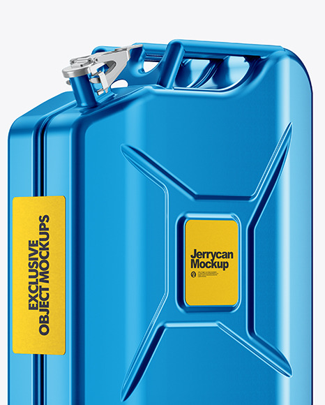 Metallic Fuel Jerrycan - Half Side View