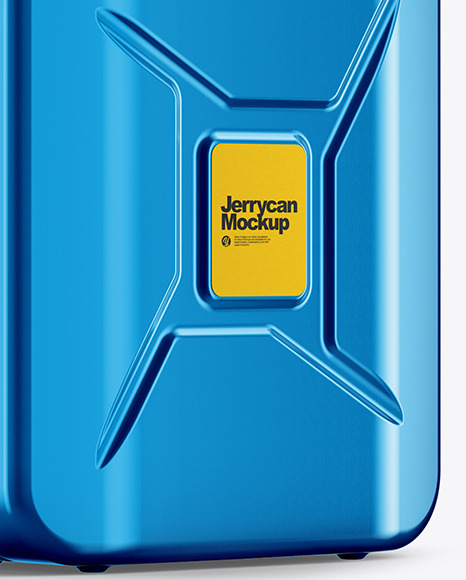 Metallic Fuel Jerrycan - Half Side View