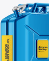 Metallic Fuel Jerrycan - Half Side View