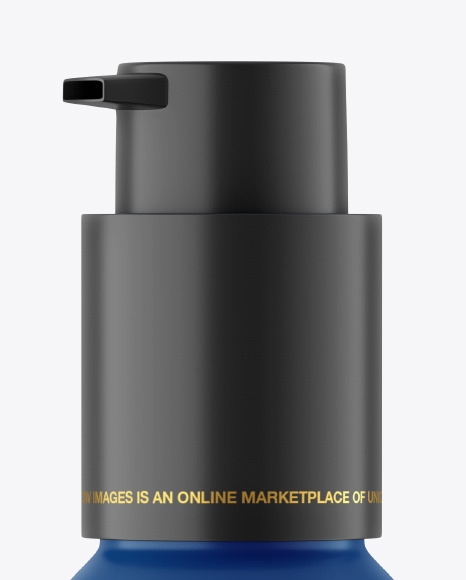 Matte Plastic Sanitizer Bottle Mockup