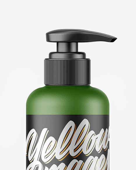 Ceramic Soap Bottle w/ Pump Mockup