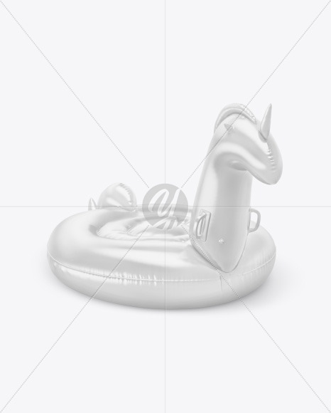 Inflatable Swimming Unicorn Mockup