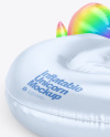 Inflatable Swimming Unicorn Mockup