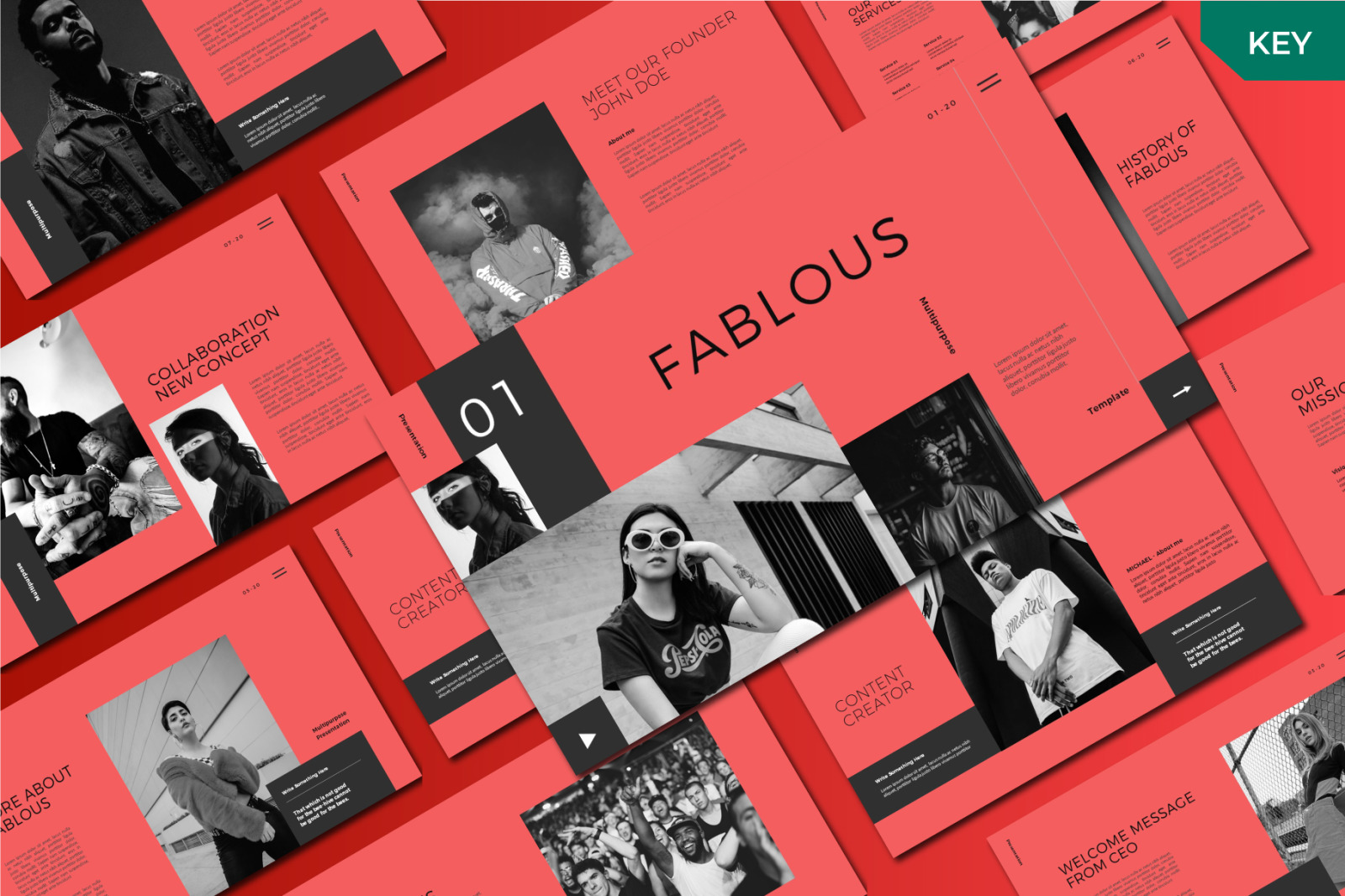 Fablous Keynote Template