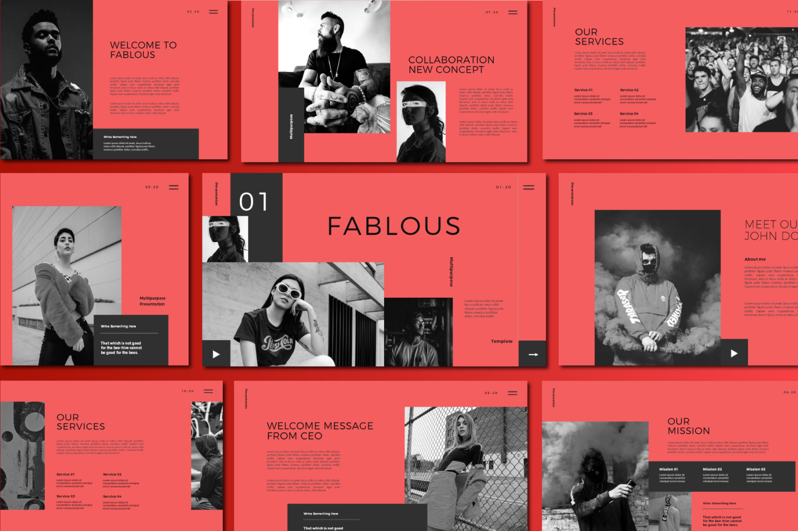 Fablous Keynote Template Fablous Keynote Template