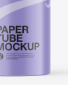 Matte Paper Tube Mockup