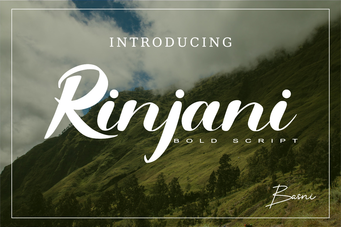 Rinjani Font Rinjani Font