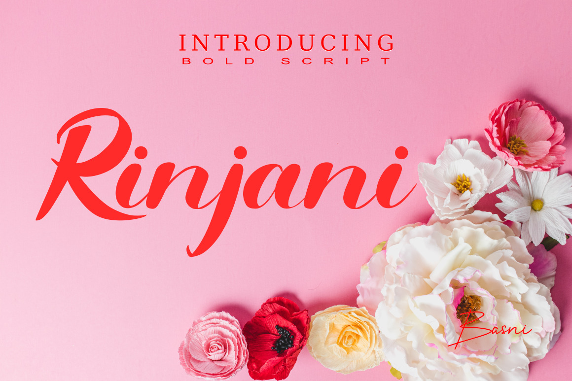 Rinjani Font Rinjani Font
