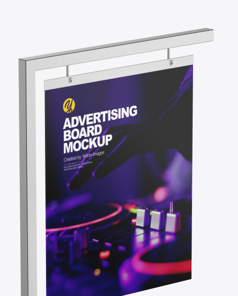 Advertising Board Frame Mockup