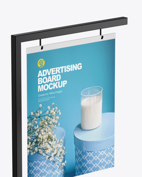 Advertising Board Frame Mockup