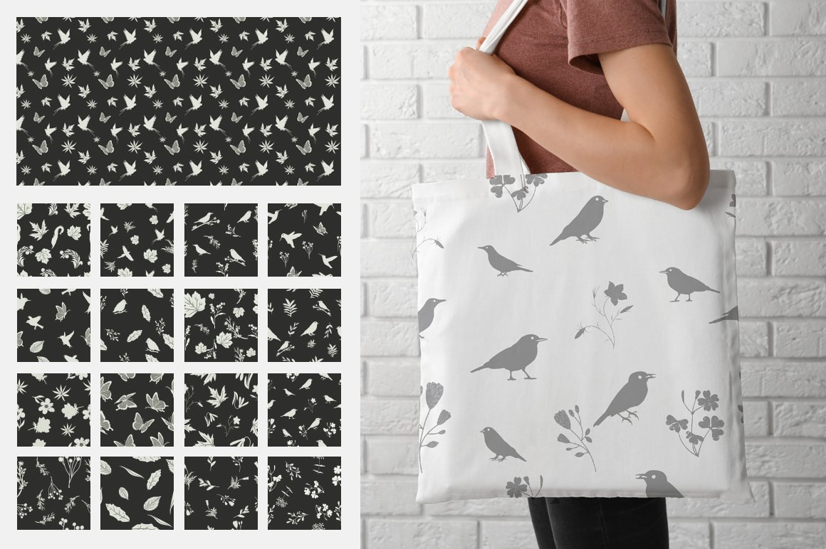 17 Nature Seamless Patterns 17 Nature Seamless Patterns