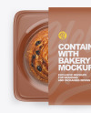 Container with Bakery Mockup