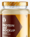 Clear Protein Jar Mockup