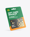 Gift Card in Blister Pack Mockup