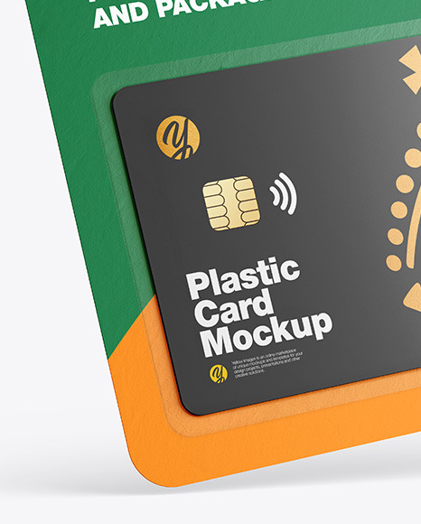 Gift Card in Blister Pack Mockup