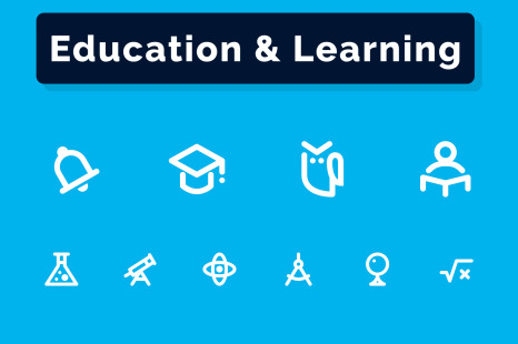 Education & Learning Icons Set - Alchemy