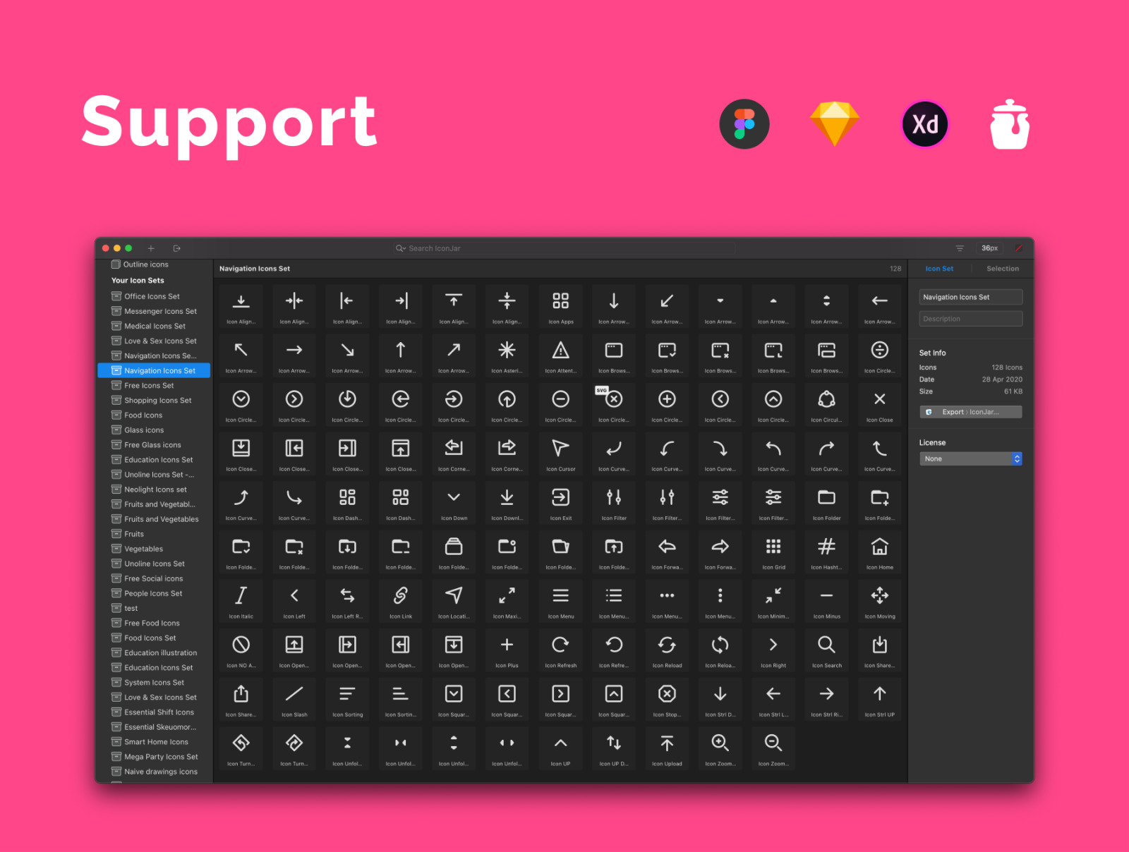 Navigation & Ui Icons Set Navigation & Ui Icons Set
