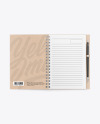 Kraft Paper Notebook Mockup