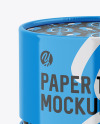 Glossy Paper Tube Mockup