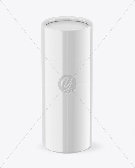 Glossy Paper Tube Mockup