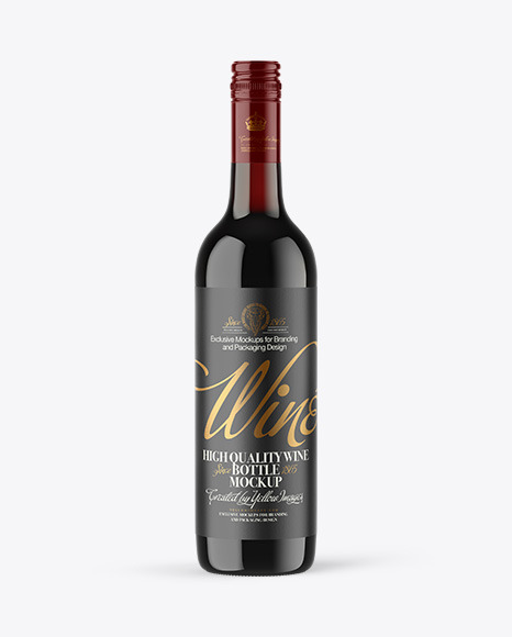 Antique Green Glass Red Wine Bottle with Screw Cap Mockup Antique Green Glass Red Wine Bottle with Screw Cap Mockup