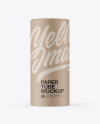 Textured Paper Tube Mockup