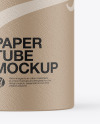 Textured Paper Tube Mockup