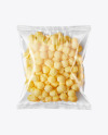 Plastic Bag With Corn Balls Mockup