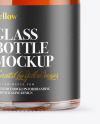 Clear Glass Cognac Bottle Mockup