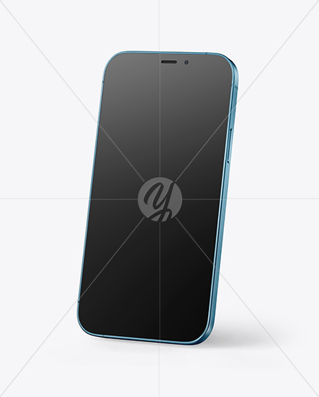 Apple iPhone 12 Pro Max Pacific Blue Mockup