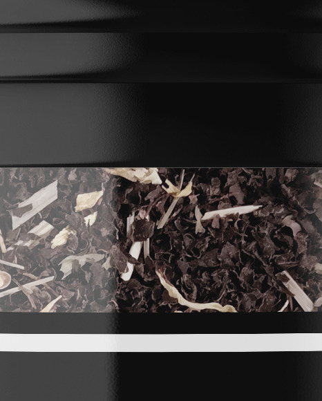 Glass Jar With Tea Mockup