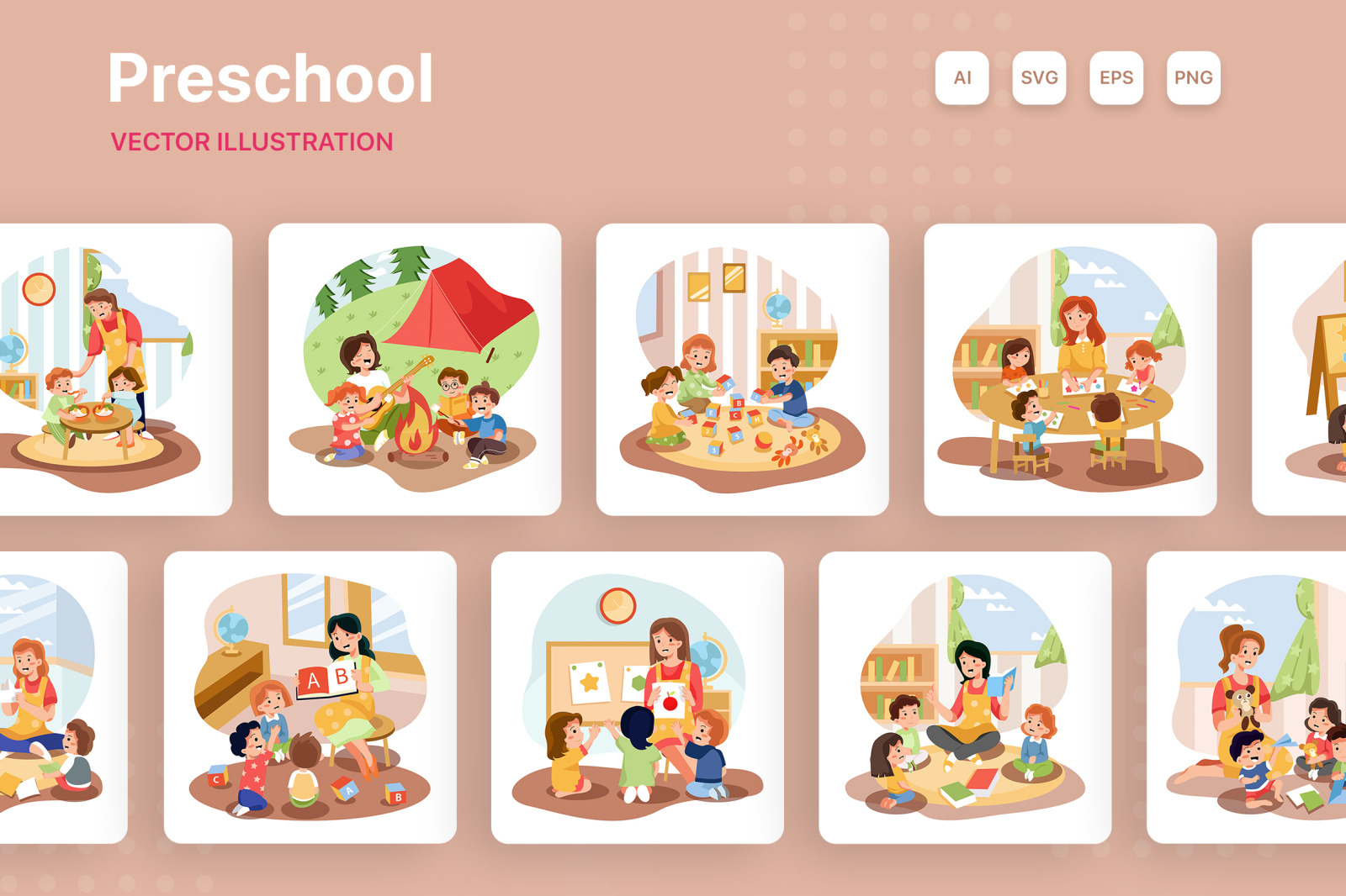 M235_Preschool Illustrations M235_Preschool Illustrations
