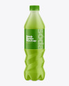 500ml Matte Plastic Drink Bottle Mockup