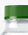 Clear PET Bottle With Water Mockup