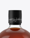 Clear Glass Bottle With Cognac Mockup