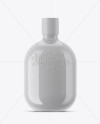 Glossy Ceramic Bottle Mockup