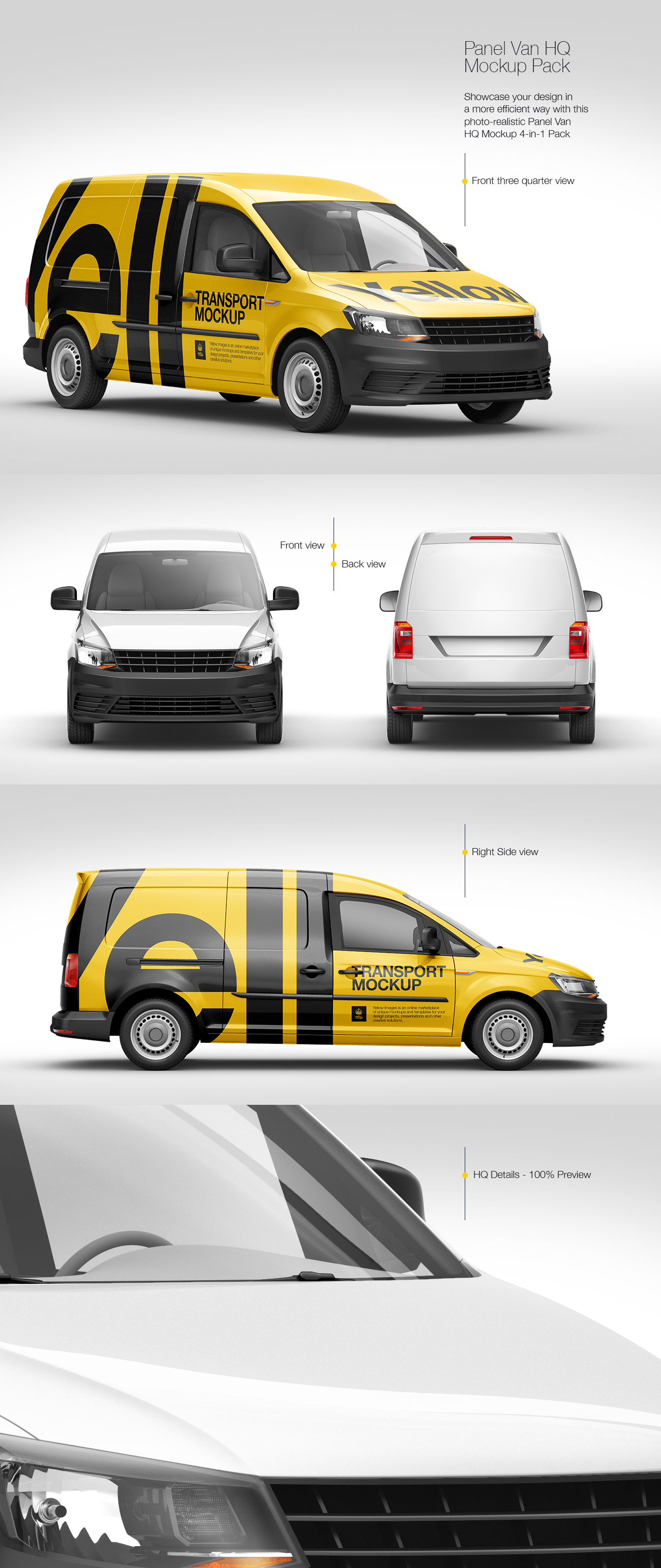 Panel Van HQ Mockup Pack