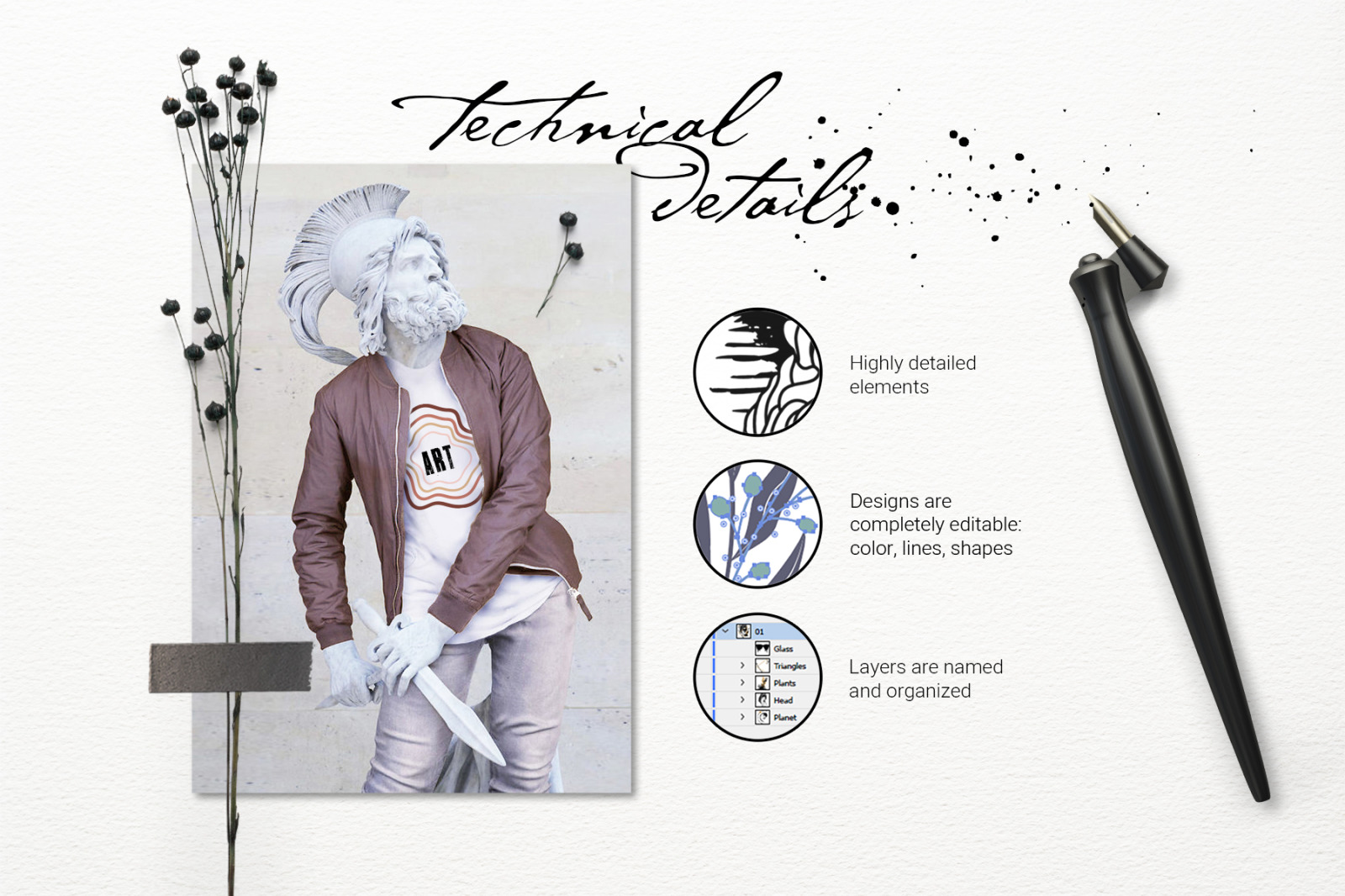 Antica. Aesthetic Logos Generator Antica. Aesthetic Logos Generator