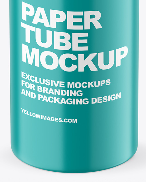 Matte Paper Tube Mockup