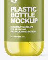 Color Liquid Cosmetic Bottle with Pump Mockup Color Liquid Cosmetic Bottle with Pump Mockup