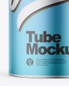 Matte Metallic Tube Mockup